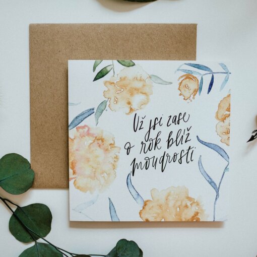 přání Pivoňka - Moudrost